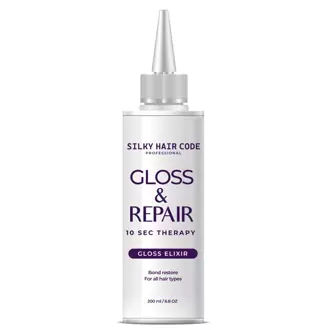 Gloss Elixir - mirdzums un matu atjaunošana 10 sekundēs (10 procedūru)
